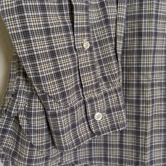 Men's Nautica plaid button down long sleeve - Picture 5 of 8